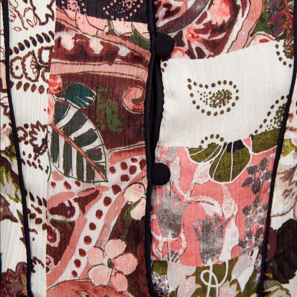 Zara Paisley Printed Blouse NWT - Picture 7 of 7